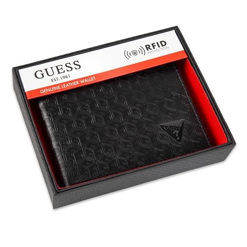 GUESS Men's Classic Bifold Wallet with Card Slots, Bill Compartment and Id Window thumbnail 7