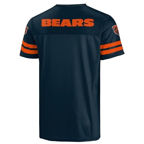 FOCO NFL Men's Officially Licensed Primary Logo Wordmark Game Day Football V-Neck Top thumbnail 3