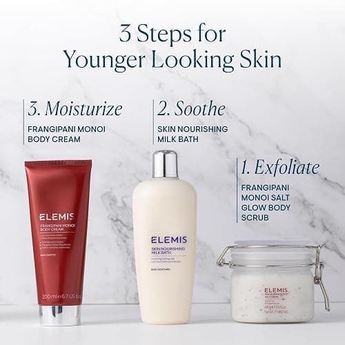 ELEMIS Frangipani Monoi Salt Glow 490g, Tropical Body Scrub To Exfoliate & Hydrate for Radiant Skin thumbnail 7