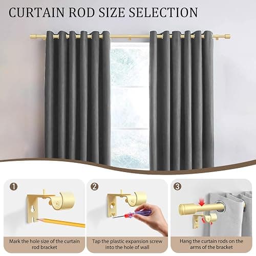 Long curtain rod to go across whole wall thumbnail 5