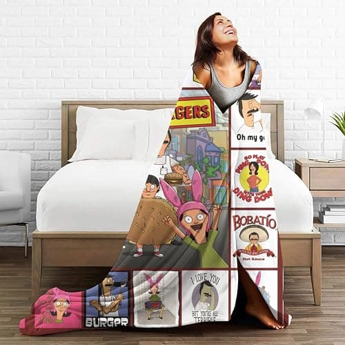 CRAFTSERA Plush Cozy Fuzzy Blanket Fleece Blanket Throw Blankets for Couch Bed Camping Trip (50"x40") thumbnail 8