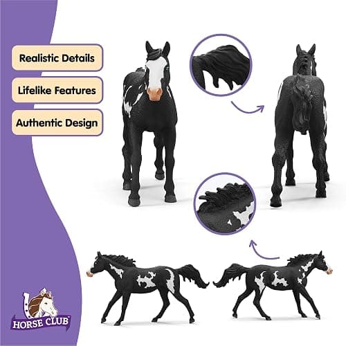 Schleich Horse Club - 7" Paint Horse Gelding - Collectable, Realistic Toy Horse Figurine for Girls and Boys - Durable, Educational Figure for Fun Imaginative Play - Kids Toys Ages 5+ | 14900 thumbnail 4