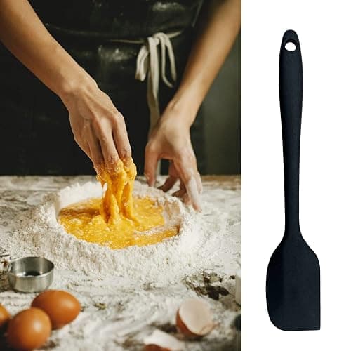 Silicone Spatula, Premium 2-Pack Kitchen Set: Heat-Resistant Silicone Utensils with Reinforced Steel Core - Includes Both Small and Large Sizes for All Your Cooking Needs thumbnail 6