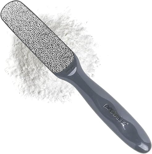 Probelle Double Sided Multidirectional Nickel Foot File Callus Remover - Immediately Reduces calluses and Corns to Powder for Instant Results, Safe Tool (Dark Grey) - Image 1