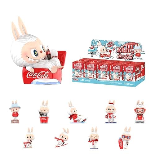 POP MART The Monsters Coca-Cola Series, 10PCs Blind Box Figures, Random Design Action Figures Collectible Toys Home Decorations, Holiday Birthday Gifts, Whole Set - Image 1