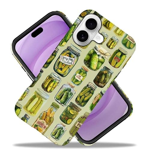 DAIZAG Case Compatible with iPhone 17,Durable Shock Protection Cover for Girl Women,Cute Pickle Lovers thumbnail 2
