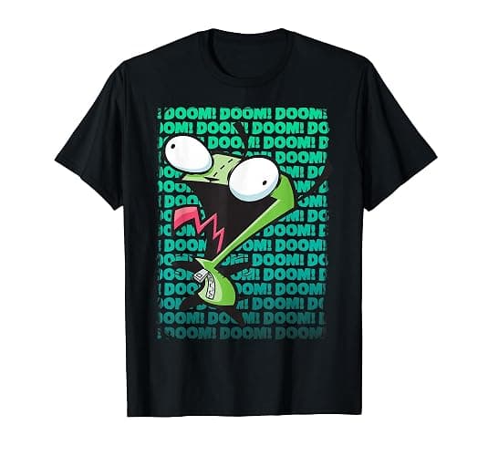 Nickelodeon Invader Zim Gir Impending Doom Song T-Shirt Small - Image 1