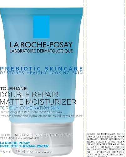 La Roche-Posay Toleriane Double Repair Matte Face Moisturizer, Daily Moisturizer For Oily Skin With Ceramide And Niacinamide For All Skin Tones, Oil Free, Non-Comedogenic, Available with SPF 30 thumbnail 10