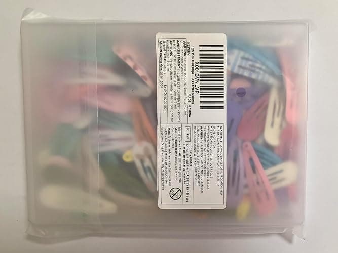 120 Pcs Funtopia 2 Inch Candy Color Barrettes and Non-Slip Metal Snap Hair Accessories for Kids, Teens, and Women (40 Assorted Colors) thumbnail 8