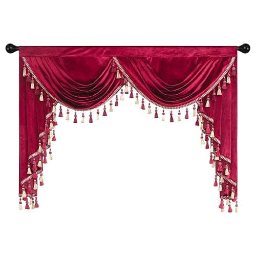 Burgundy Drape thumbnail 2
