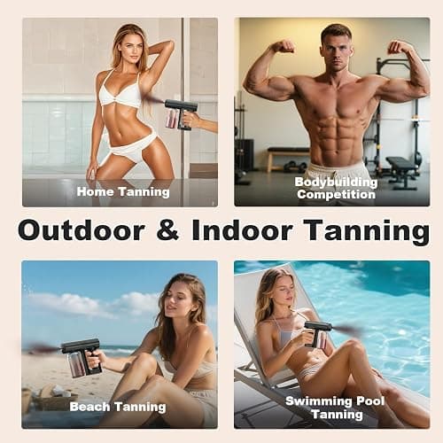 mhpoycd Cordless Spray Tan Machine, Rechargeable Spray Tan Gun for Self Tanner Travel Beach Salon Home DIY Tanning Machine, Long Battery Life and Lightweight thumbnail 6