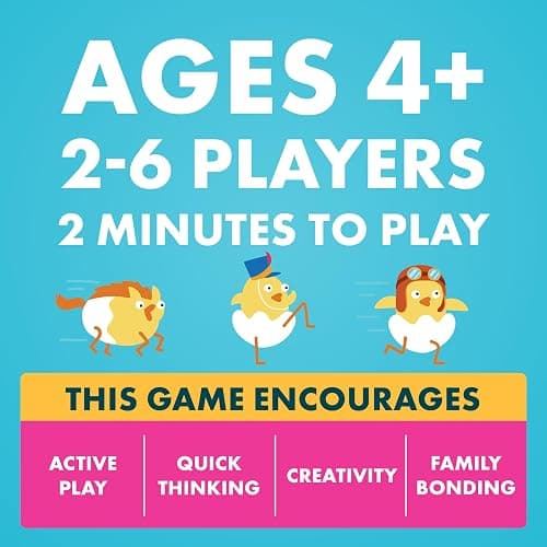 Exploding Kittens Hurry Up Chicken Butt 2-6 Players - Ages 4+ - 2 Minutes to Play - Hot Potato Style Card Game - Fun Card Game, Family Game Night, Creative Kids Game thumbnail 7