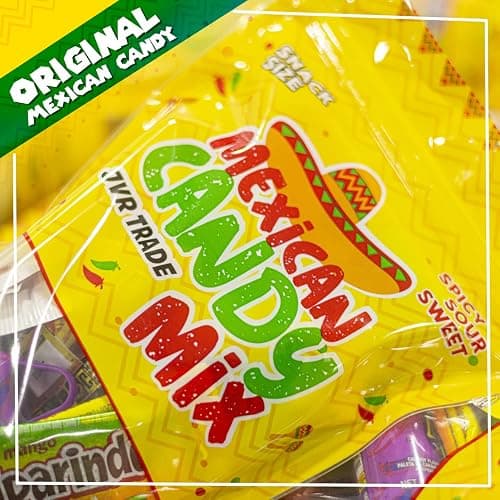 Mexican Candy Mix Assortment Snack (42 Count) Dulces Mexicanos Variety Of Best Sellers Spicy, Sweet, and Sour Bulk candies, Includes Luca, Pelon, Pulparindo, Rellerindo, by JVR TRADE thumbnail 5