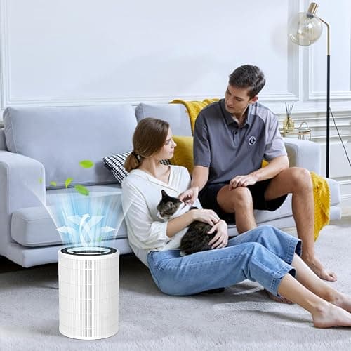 2-Pack P200S/P200 Pro Replacement Filter for WELOV P200S/P200 Pro Air Purifier, 3-in-1 HEPA and High-Efficiency Activated Carbon Filter for Smoke, Dander, Pollen, Dust, Unwanted Odors thumbnail 6