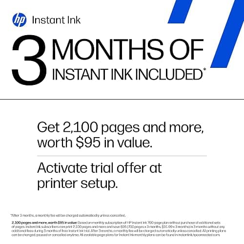 HP DeskJet 2955 Wireless All-in-One Color Inkjet Printer, Scanner, Copier, Best-for-Home, 3 Month Trial of Instant Ink Included, AI-Capable (A24HJA) thumbnail 3