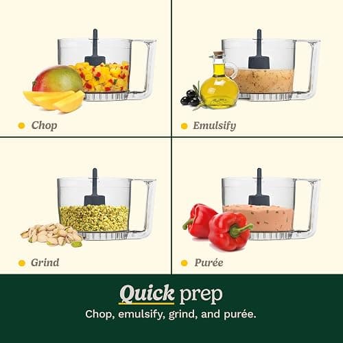Cuisinart Mini-Prep Plus Food Processor, 24-Ounce Mini Food Processor to Chop Herbs, Vegetables, and Hard Cheese, 24-Ounce Work Bowl, Reversible Stainless Steel Blade, DLC-2ABC, Brushed Chrome thumbnail 5