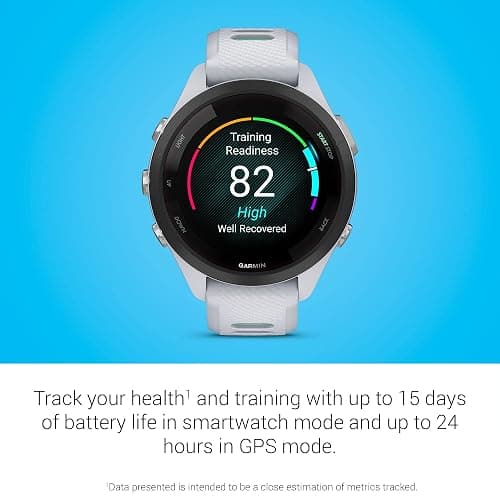Garmin Forerunner 265S Running Smartwatch, Colorful AMOLED Display, Training Metrics and Recovery Insights, Whitestone and Neo Tropic thumbnail 4
