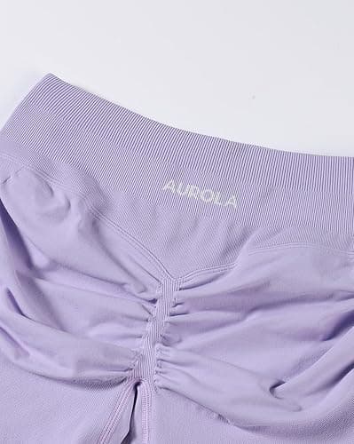 AUROLA Influence Workout Shorts for Women,2.5 3.5 4.5 5.5 6.5 No Roll Up Squat Proof Scrunch Seamless Compression Gym Short thumbnail 3