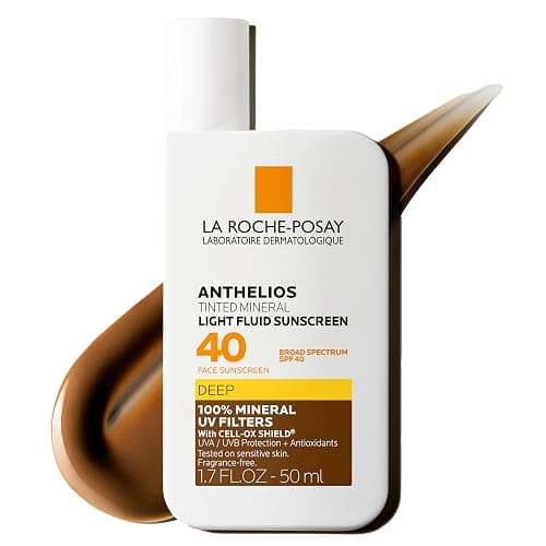 La Roche-Posay Anthelios Sunscreen SPF 50, Ultra-Light Fluid Broad Spectrum SPF 50, Face Sunscreen with Titanium Dioxide Mineral, Lightweight & Fast-Absorbing, Oil-Free, Matte Finish - Image 1