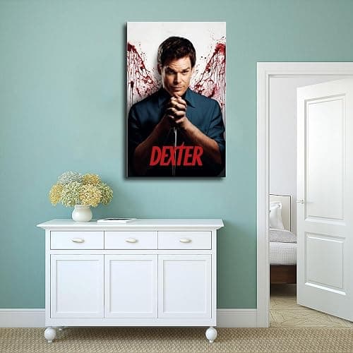 XINSHUDA Dexter TV Series Poster School Classroom Dormitory Birthday Gift 6 Canvas Poster Wall Art Decor Print Picture Paintings for Living Room Bedroom Decoration Unframe:12x18inch(30x45cm) thumbnail 4