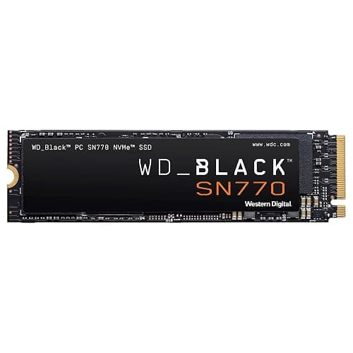 WD_BLACK 1TB SN770 NVMe Internal Gaming SSD Solid State Drive - Gen4 PCIe, M.2 2280, Up to 5,150 MB/s - WDS100T3X0E - [Previous Generation] - Image 1