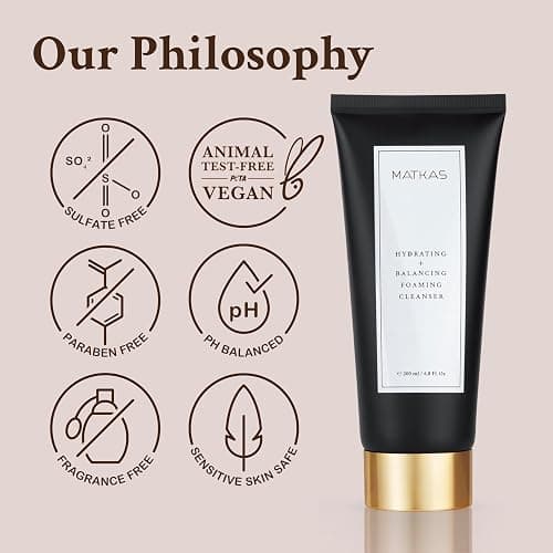 MATKAS Korean Cocoa Seed Hydrating + Balancing Foaming Facial Cleanser - 200mL, Moisturizing Face Cleanser for Dry Skin, Ceramides Face Wash, Korean Gentle Facial Cleanser for Women, Men thumbnail 8