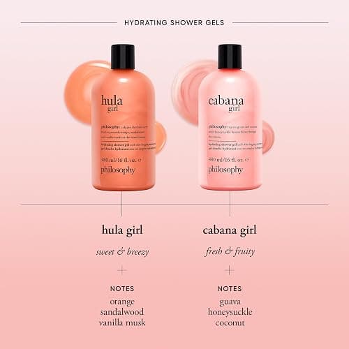 philosophy scent-sational hydrating bath & shower gels - efficiently cleanses, soothes & comforts dry skin - vegan & cruelty free formula thumbnail 4