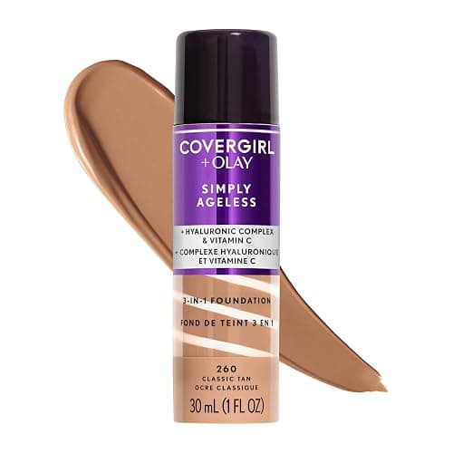 COVERGIRL Simply Ageless 3-in-1 Foundation - 260 Classic Tan - Image 1