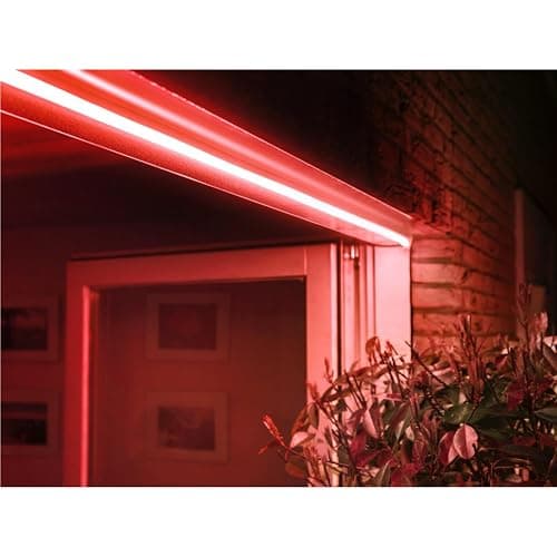 Philips Hue White & Color Ambiance Outdoor Lightstrip extérieur 5m, Ruban led extérieur compatible avec Alexa, Google Assistant et Apple Homekit, Bande led Hue modelable thumbnail 2