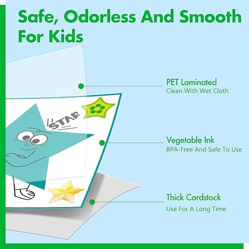 15 PCS Shape Posters, Shapes Learning Bulletin Board Set School Decoration Supplies Teaching Tool for Toddler Kid Family Classroom, 12” x 11.5” thumbnail 4