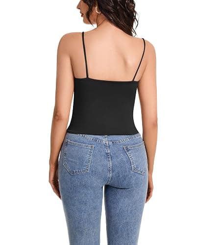 KVOJI 3 Pack Womens Crop Tank Tops Casual Basic Crop Tops Double Layer Spaghetti Strap Camisole Going Out Tops thumbnail 7