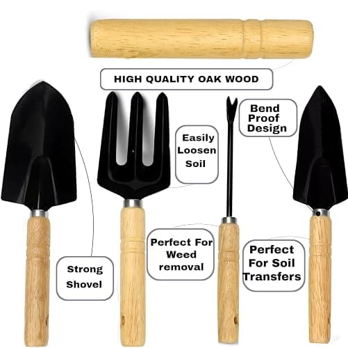 Gardening Tools for Women Stainless Steel Gardening Tools - Gardening Kit Garden Tools for Women Includes Shovel Trowel Fork Rake Gardening Gloves Perfect Gardening Gifts - Light Green thumbnail 3
