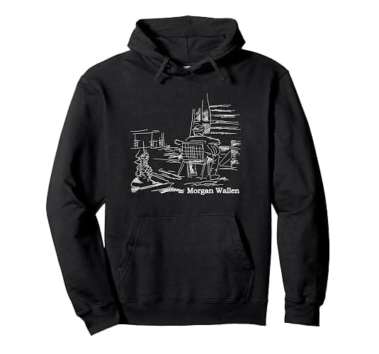 Official Morgan Wallen Illustrated Pullover Hoodie - Image 1