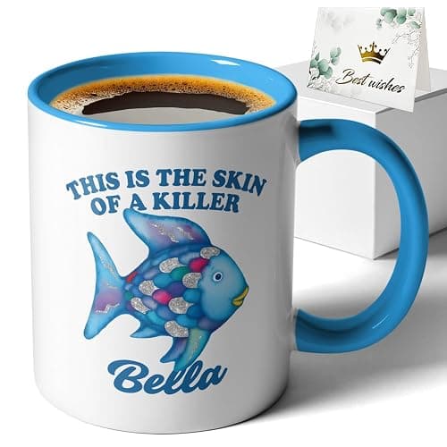 XKZGSZB This Is The Skin Of A Killer Bella, Funny Office Home Ceramic Coffee Mug Tea Cup, Movie fans Vampire Romance Fan Mug, Gifts for Men Women Friend Bestie Coworker Boss, Movie Fans Gifts - Image 1