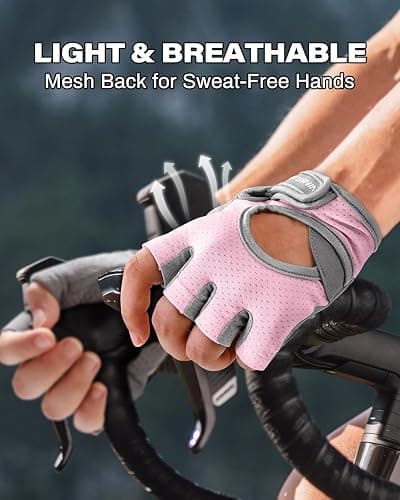 VINSGUIR Workout Gloves for Women and Men, Breathable Weight Lifting Gloves for Gym Exercise, Fitness, Training, and Cycling, with Excellent Grip and Cushion Pads thumbnail 6