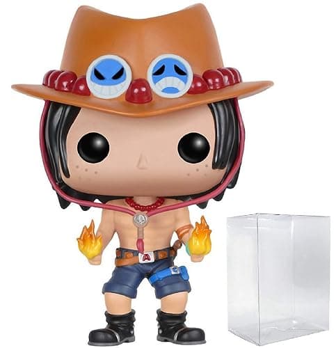 POP One Piece - Portgas D. Ace Funko Pop! Vinyl Figure (Bundled with Compatible Pop Box Protector Case) Multicolor 3.75 inches - Image 1