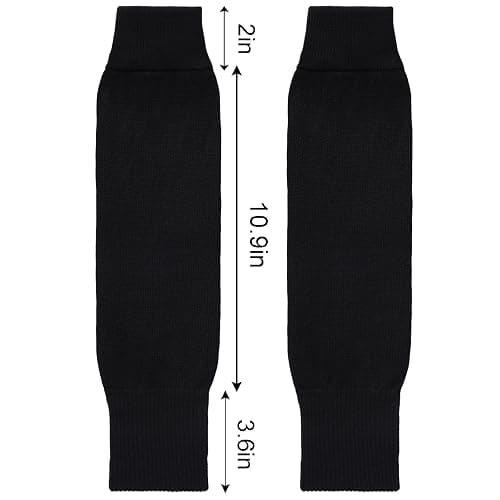 phnydreg 3 Pairs Leg Sleeve Shin Pre Cut Socks for Kids Youth Men Women Soccer Running Cycling thumbnail 2