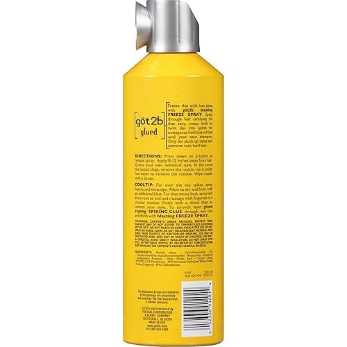 Got2b Glued Blasting Freeze Hairspray, 12 oz, Pack of 2 - Freeze Hairspray - 12 Fl Oz (Pack of 2) thumbnail 2