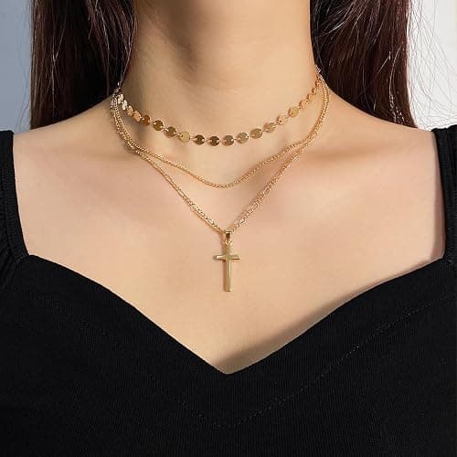 NEWITIN 49 Pieces Gold Jewelry Set for Women Fashion Costume Jewelry Gold Plated Necklace Bracelet Ring Earrings Set for Women thumbnail 6