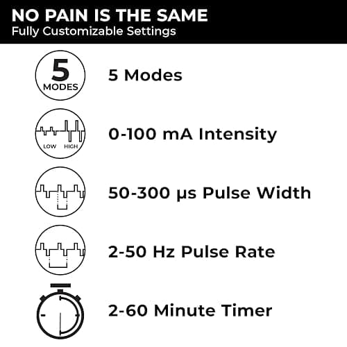 TENS 7000 Digital TENS Unit with Accessories - Muscle Stimulator Machine for Back Pain Relief, Sciatica, Neck, Nerve, Shoulder, Hip, Elbow, Muscle Pain Relief thumbnail 7