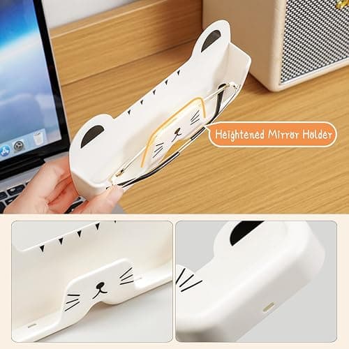Suuwwn Brillenablage Wand, 4 Stück Brillenhalter Wand, Wand Brillenaufbewahrung, Sonnenbrillen Aufbewahrung Organizer Wandmontage zum Brille Sonnenbrillen thumbnail 4