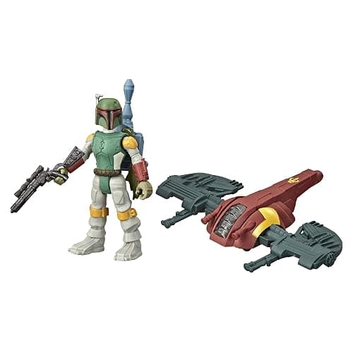 STAR WARS Mission Fleet Gear Class Boba Fett Capture in The Clouds 2.5-Inch-Scale Figure and Vehicle, Toys for Kids Ages 4 and Up - Image 1