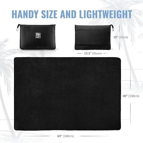 BOACAY Soft & Warm Travel Blanket for Airplane & Car - Long Flight Essential for Women, Men, Kids - Compact Pillow with Luggage Sleeve & Backpack Clip thumbnail 2