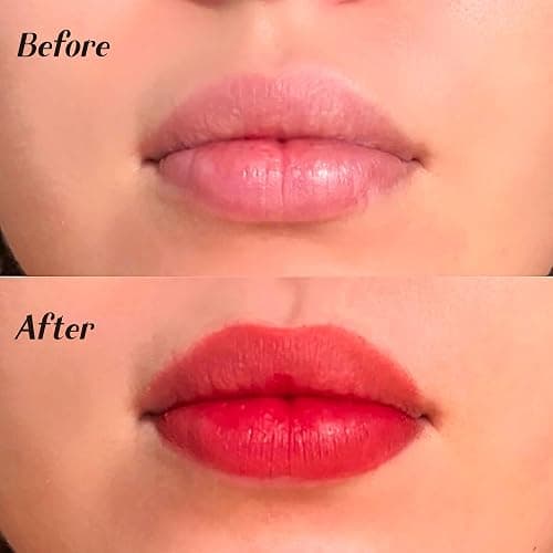 KING OF HANDMADE Moroccan Aker Fassi Deep Red Stain & Gloss – Natural, Long-Lasting Lipstick & Cheek Tint with Plant-Based Poppy & Grenadine Peel for Calming, Antioxidant Care thumbnail 6
