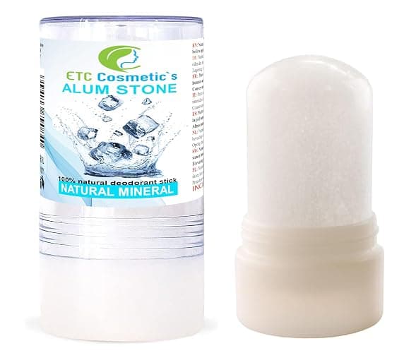 Alum stone 115gr, natural mineral deodorant, vegan | has an antiseptic effect, does not clog pores, aftershave, can be used to prevent skin irritation - Image 1