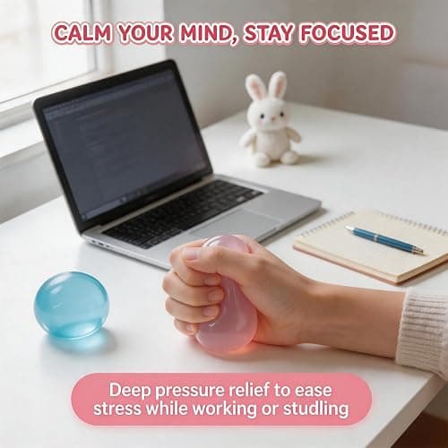 2PCS Coconut Oil Squishy Stress Ball,Handmade Slow Rising Squishy,Non-Sticky Sensory Fidget for Stress Relief Easy to Clean,Improving Focus. thumbnail 7