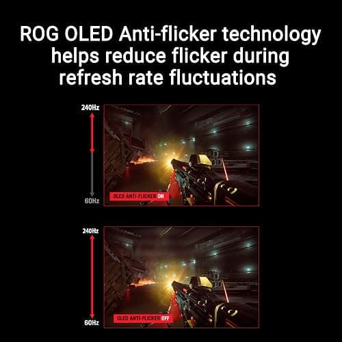 ROG Strix XG27AQDMES Gaming Monitor (27 Inch (26.5 Inch Visible) 1440p QD-OLED, 240 Hz, 0.03ms, Neo Proximity Sensor, ASUS OLED Care Pro, G-SYNC Compatible, 99% DCI-P3, DisplayWidget Center) thumbnail 5