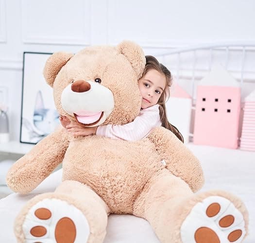 IKASA Giant Teddy Bear Plush Toy Stuffed Animals (Brown, 100cm) thumbnail 7
