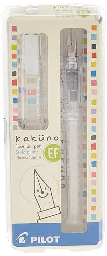PILOT Kakuno Fountain Pen, Clear Barrel, Extra Fine Nib (10816) - Image 1