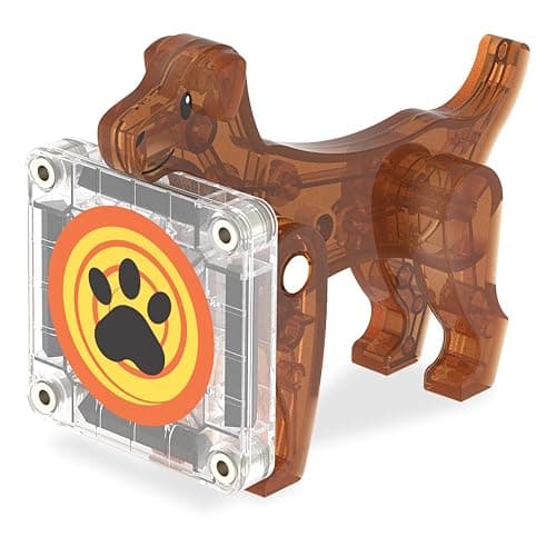 MAGNA-TILES Dog House 13-Piece Magnetic Construction Set, The Original Magnetic Building Brand thumbnail 8